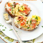 Eggs and Smoked Salmon Toasts
