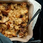 Croissant and Panetone Bread Pudding