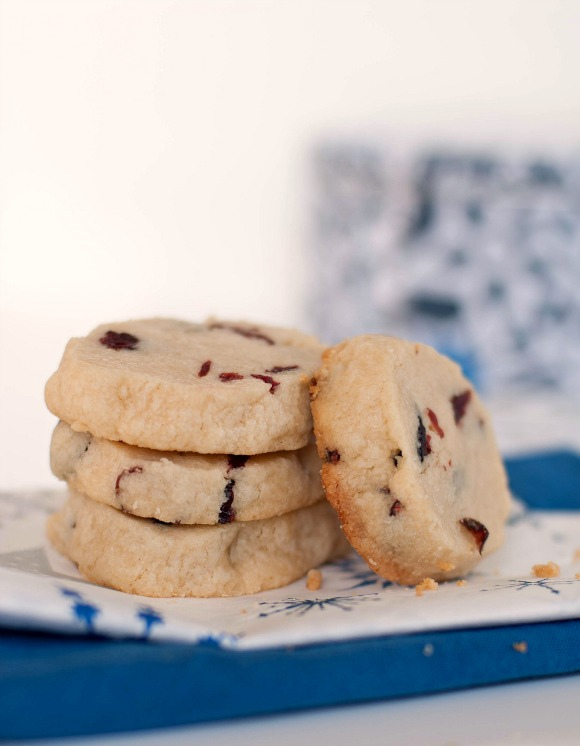 Cranberry Coin Cookies