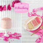 Pink Ombré Cake with Strawberry Mascarpone Frosting on Style Me Pretty Living